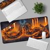 HD Printing MousePad Game Monster Hunter Wilds Mouse Pad Natural Rubber Keyboard Mat Office Desk Mat Computer Gaming Accessories