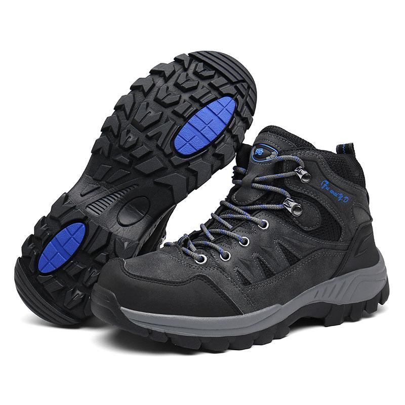 New Brown Hiking Boots Men Light Comfortable Men Trekking Shoe Travel Shoes Plus Size High Top Hiking Shoes Camping Sports