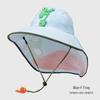 Kinder UV-Schutz Sonnenhut - Atmungsaktiv, Große Krempe, Unisex Sommerhut