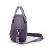 Women's Wrinkled Bag Solid Color Handbag Middle-aged Mother Bag Large Capacity Shoulder Crossbody Bag