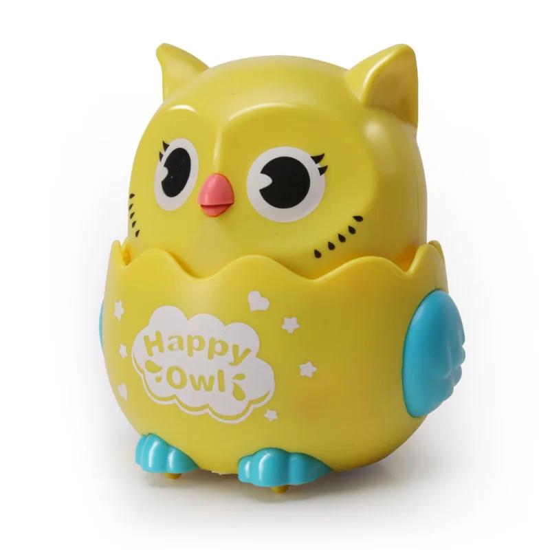 Pet Toys Cute Owl Shaped Press Mechanical Sliding Funny Cat Toy Classic Wind Up Interactive Toys for Puppy Cat  Pet Products