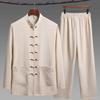 Chinese Men Taichi Uniform Kung Fu Suit Embroidery Tai Chi Clothing Shirt+Pant Wushu Chinese Traditional Clothes for Men