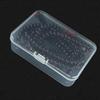 5PCS Transparent Plastic Box Jewelry Packaging Component For Receiving Box ID Card Jewelry Rectangle Home Plastic Storage Box