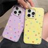 Matte Frosted Skin Feel Casing PC+TPU 2in1 Heart Shape Patterned Printed Protective Cover Soft Back Case for iPhone 17
