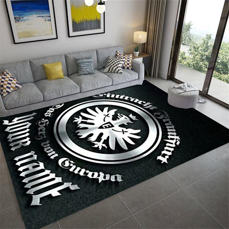 Custom Name Eintracht Frankfurt Carpet Rug for Living Room Bedroom Home Sofa Decoration,Kids play Non-slip Floor Mat
