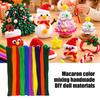 Chenille Stems for Pipe Cleaners 100Pcs Handicrafts, Flexible DIY Decorative Plush Strips Crafts Art Projects, Multi-colored Kids Adults Floral