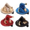 Barrette Bent Hat Hair Clip Cute Pet Halloween Hair Accessories Witch Hat Hair Clip  Women