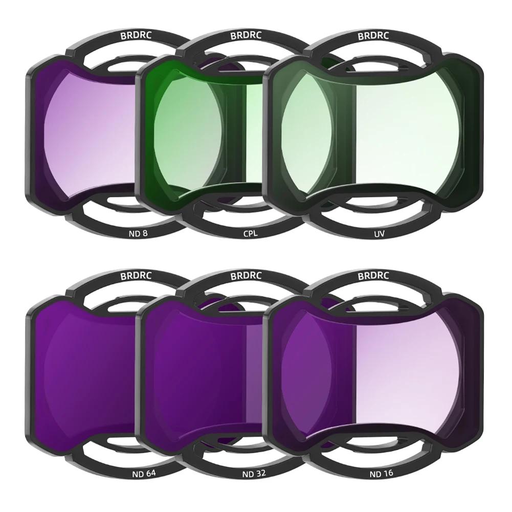 Pro dron Avata 2 Sada filtrů na objektiv UV CPL ND8 ND16 ND32 ND64 Neutrální hustota Kamera Objektiv ND filtr Vícevrstvý HD