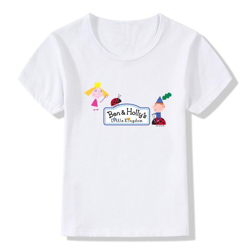 Summer Kids T Shirt Cartoon Print Funny Unisex T-shirts Cute Baby Girls Boys Clothes Children Tops