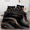 Geometric luxury honeycomb stone pattern 3D printed bedding set queen size 2/3pcs microfiber duvet cover cool style