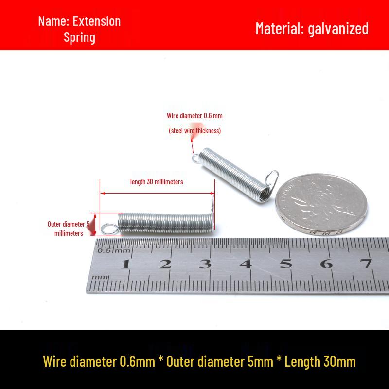 Stainless Steel Spring Hook for Microwave Oven Handle, Wire Diameter 0.6/0.7