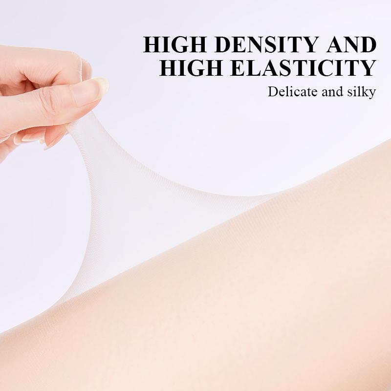 Kave 1 Pair Black Nylon Stockings Women'S Seamless Control Top Tights 15D No Seam Pantyhose Ultra-Thin Silky Shiny Sheer Tights