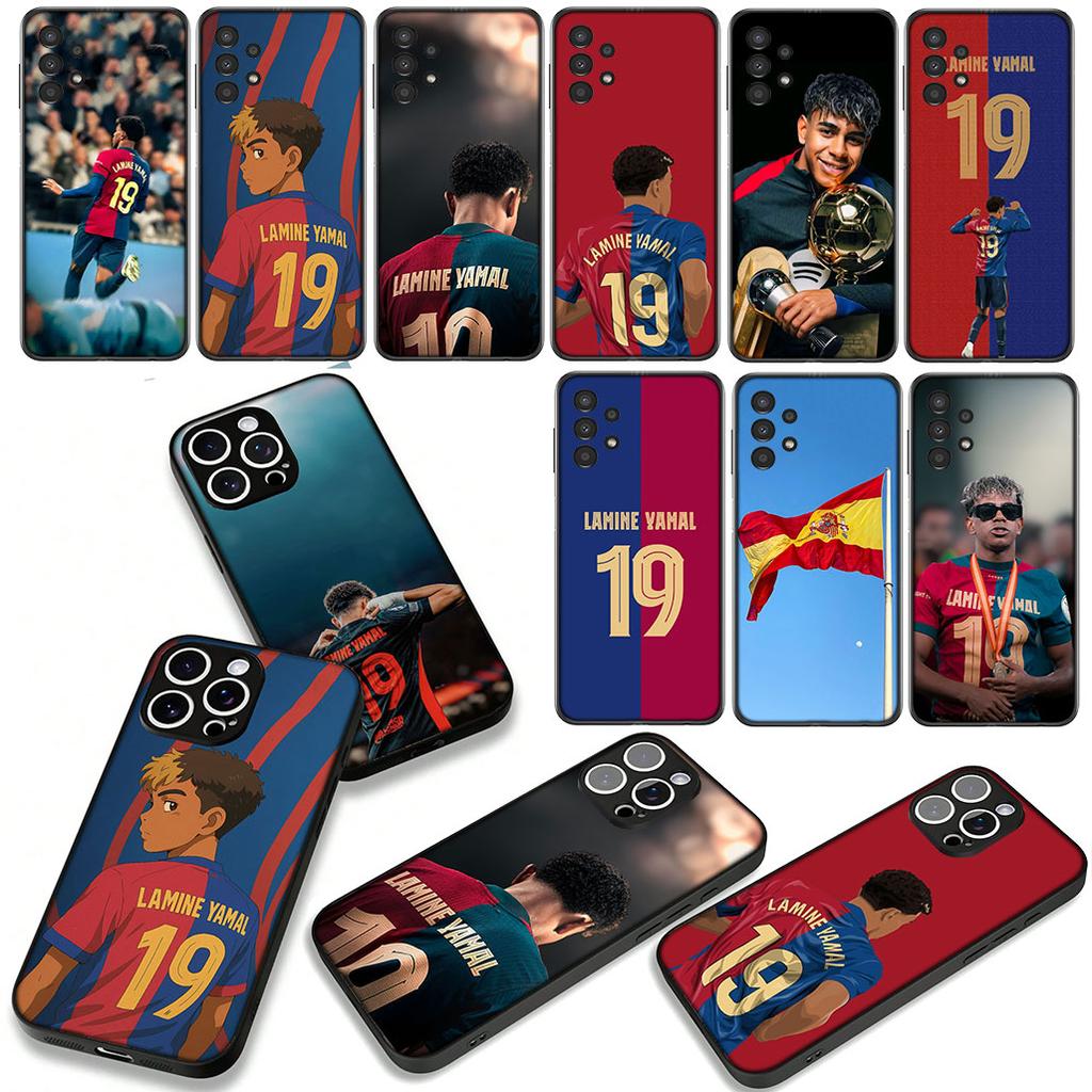 Soccer No 19 Sports Football No19 for Samsung Galaxy A36 A17 A26 A07 A35 A54 A53 A13 A33 A34 S8 S9 S20 S21 FE S10 Plus Case