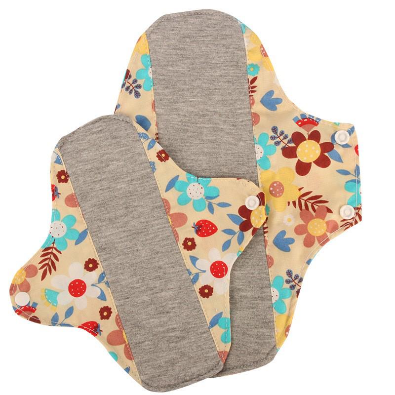 New 23cm Washable Graphene Cotton Antibacterial Reusable Menstrual Pads