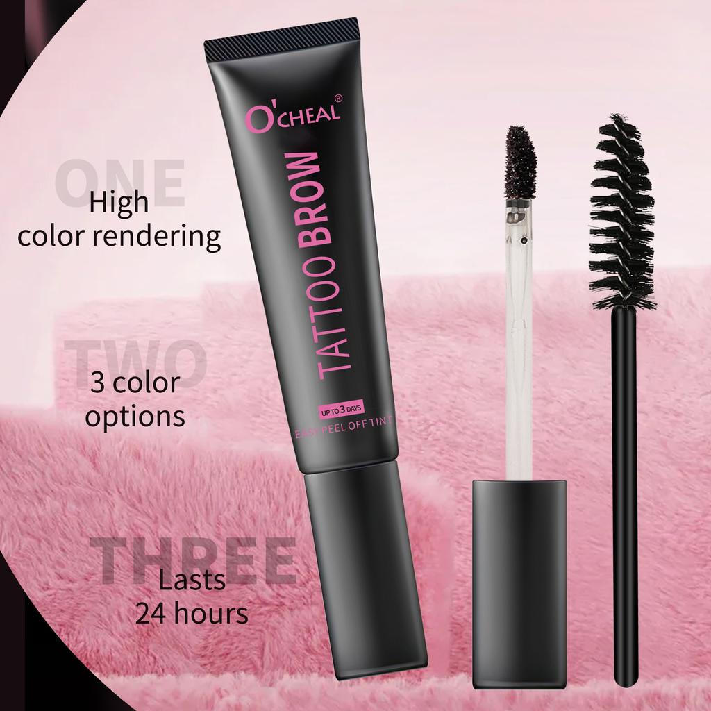 Ocheal Tinta per Sopracciglia Gel Rapido Kit Ciglia Tinta Sopracciglia Trucco Impermeabile Lunga Durata Crema Sopracciglia