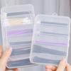 5/6 Grid Compartment Storage Box Transparent Square Earrings Case Jewelry Finding Accessories Packaging Bead Pearl Organizer