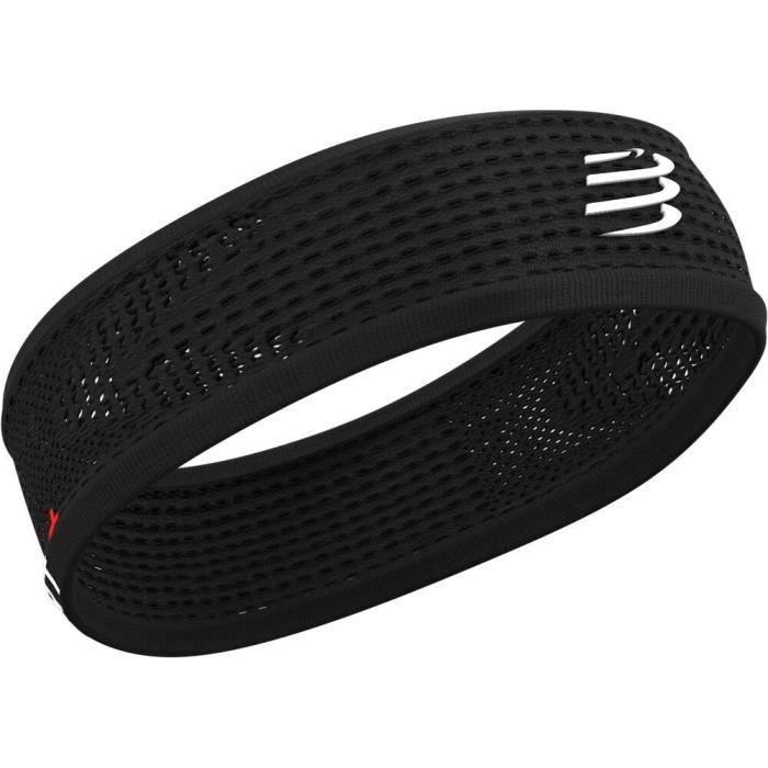 Bande à cheveux - COMPRESSPORT - Thin Headband - Noir - Adulte - Mixte