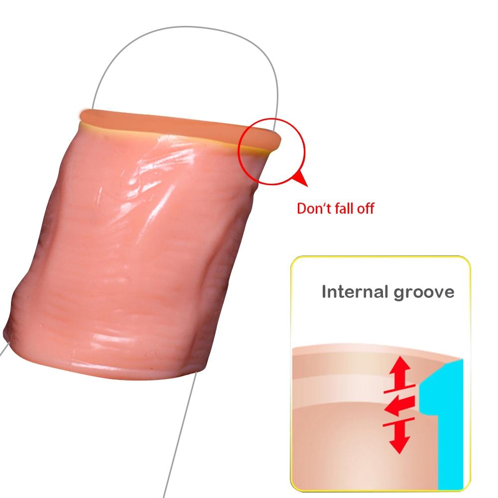 5 adet sünnet derisi düzeltme Penis kollu iki boyut gecikme boşalma vida şekli Penis halkası horoz halkası