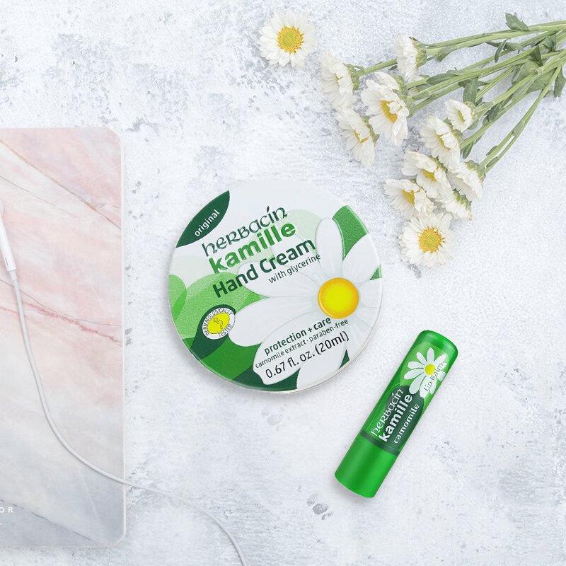 Herbacin Kamille Lip Balm & Hand Cream Set