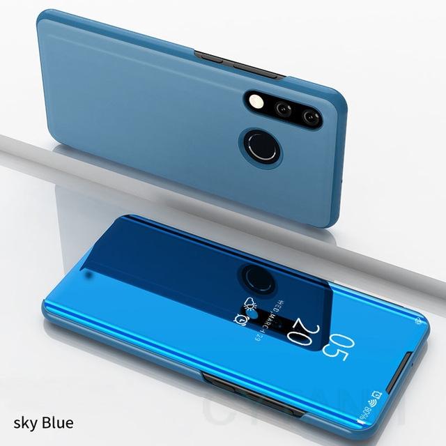 Spiegel-Klapphalter-Abdeckung Für Huawei P30 Lite Klappständer Stoßfeste Handyhülle Für Huawei P30 Pro Sturzschutz Stoßfänger Capa