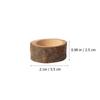 5pcs Classic Candlestick Container For Party Home Wedding Decoration Wooden Creative Festival Holder Ornament