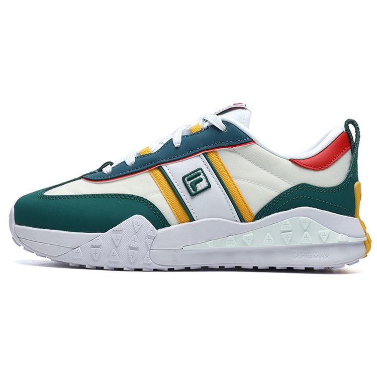 FILA Brick Retro Sports Low-Top Lifestyle Shoes Women sneakers White Green F12W211119FSB