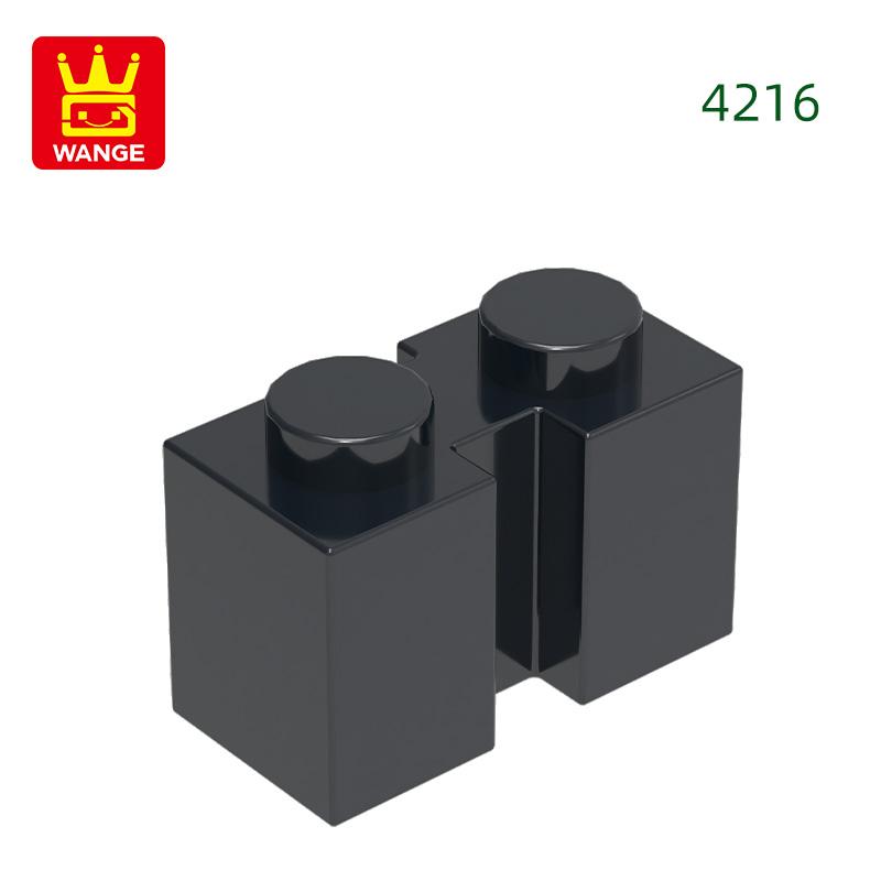 129Pcs/lot NO.4216 Modified1 x 2 featuring Groove Brick Moc Colour Accessories Works With featuring Block DIY Children's Toy Assembly Parts