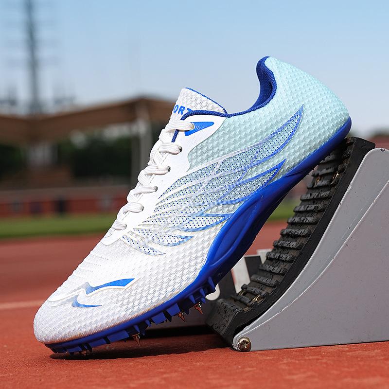 Nail Shoes Sports Students Track and Field 100-meter Sprint Training Shoes Biological Test All-round Running Shoes