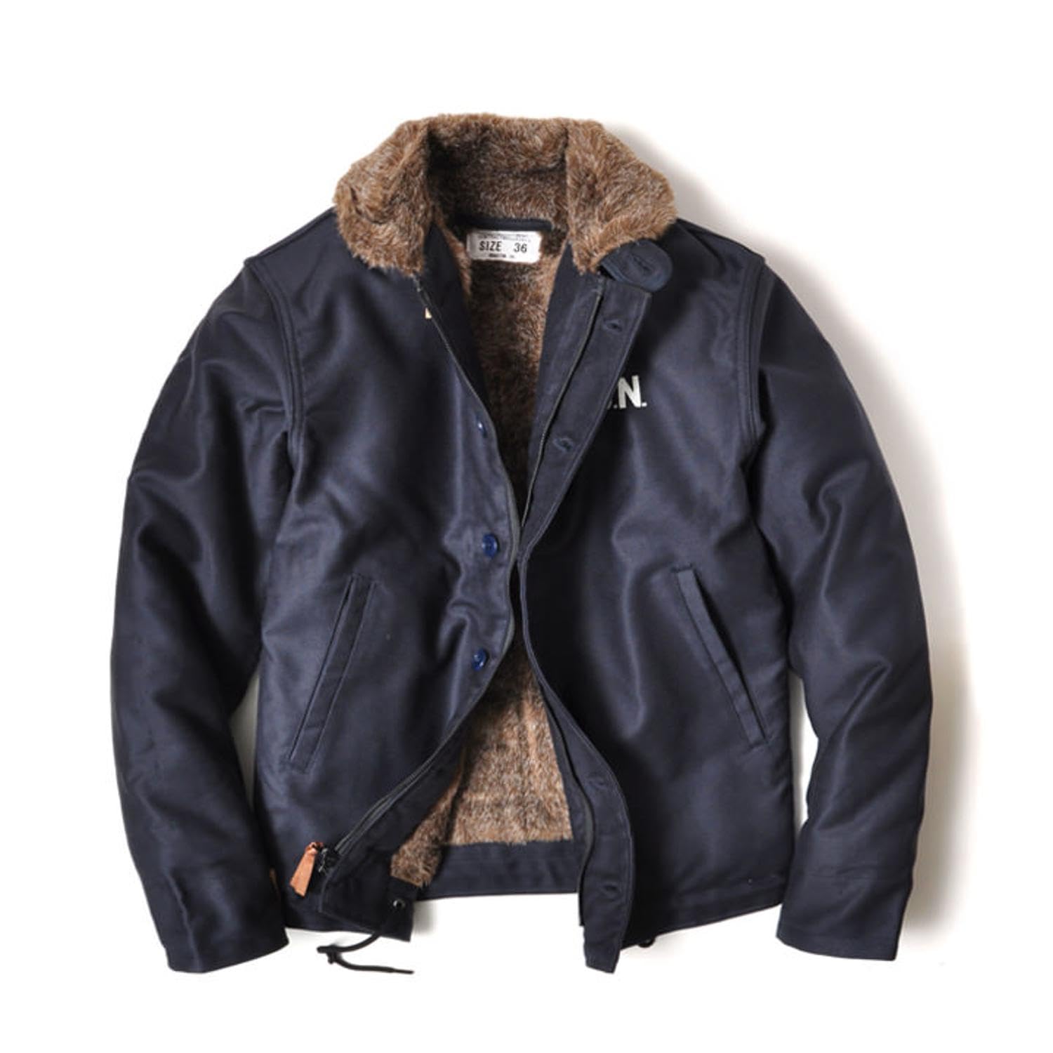 

Палубная куртка Военная куртка большого размера Боа Американская короткая размера XXL 3L [Houston] N-1 мужская (Сделано в Японии, Размер, Подкладка, Повседневный, Верхняя одежда, Длина) (2XL тёмно-синий