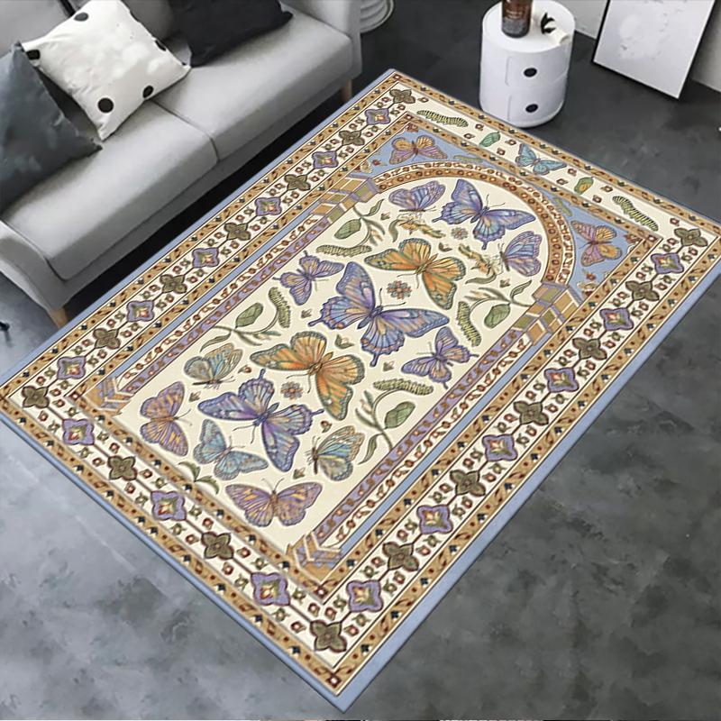 

2025 New Butterflies&Bows Carpet Rug for Living Room Bedroom Home Sofa Decoration,Kids play Non-slip Floor Mat108 40x60cm( 15x23in )