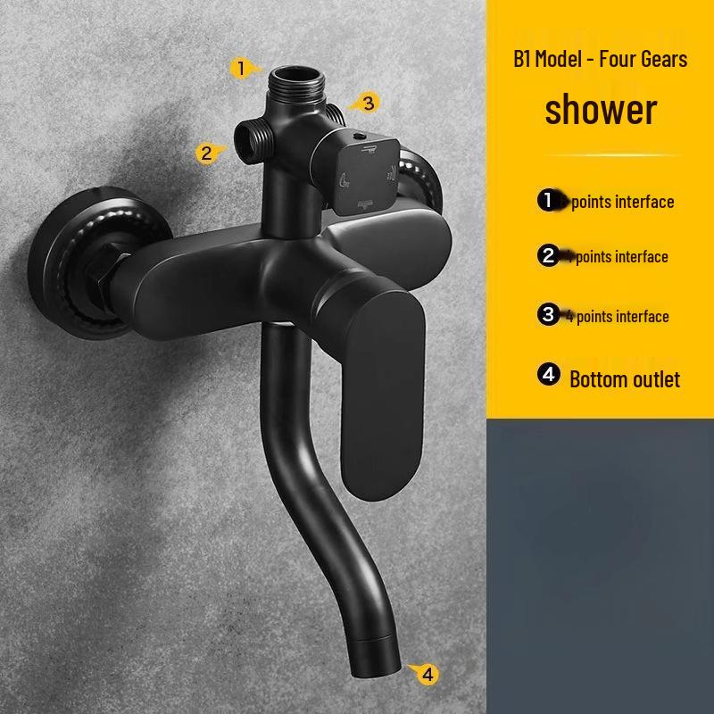 OEING Wall-Mounted Shower and Bathtub Faucet