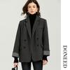 DONEED Women's Fashion V-Neck Slimming Down Blazer