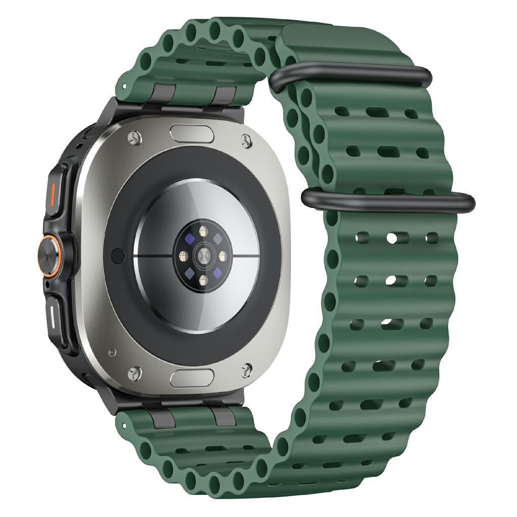 For Samsung Galaxy Watch Ultra (2025) 47mm/Watch Ultra 47mm Breathable Watch Strap Silicone Band