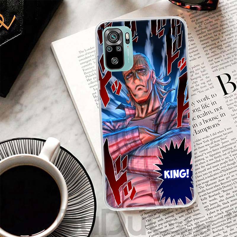 One P-Punch-Man Saitama King Cover For Xiaomi Redmi Note 14 13 12S 12 11 Pro Plus Phone Case 11S 10S 10 11E 11T + 9S 9 Print Coq