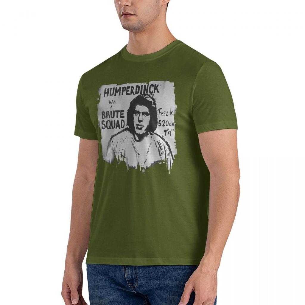 T Shirt Andre The Giant From The Princess Bride Graces    Brute Squad Print Casual Short Sleeve Tees Unisex Gothic T Shirt