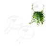 2PCS Flower Plant Support Stand Iron Climbing Frame for Home Garden Round   Design