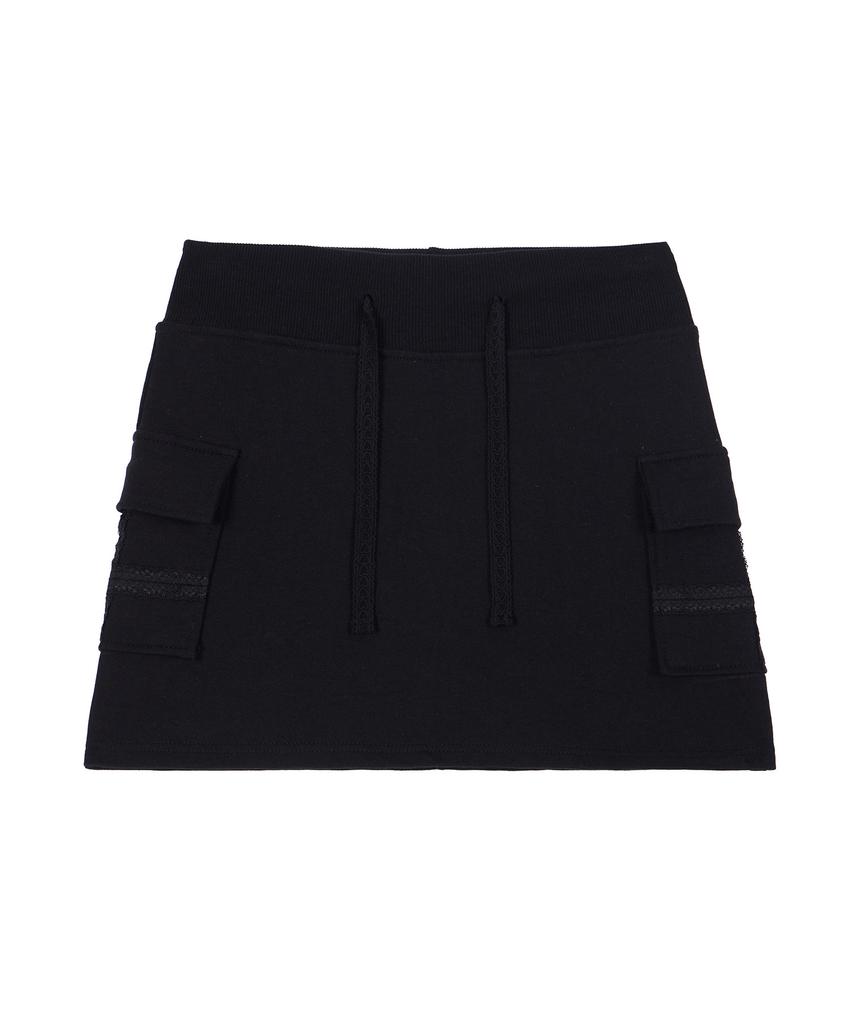 DYSFUNCT Banded Pocket Mini Skirt(Black)