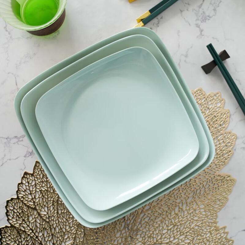 Melamine Square Dinner Plates