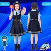 Police Costume For Girls, 10-piece Police Officer Outfit F