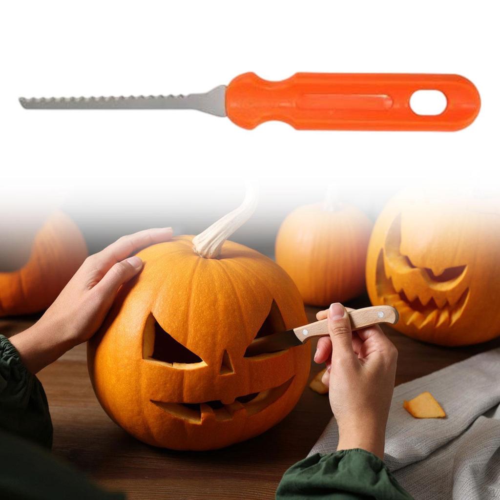 Halloween Pumpkin Carving Tool Ergonomic Handle Heavy Duty Convenient Sculpting Knife for Gift Art