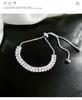 Luxurious Sparkling Zirconia Bracelet – Adjustable Pull-String Design with High-End Elegance