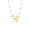 Opal H Titanium Steel Necklace Premium Trendy Versatile Clavicle Chain