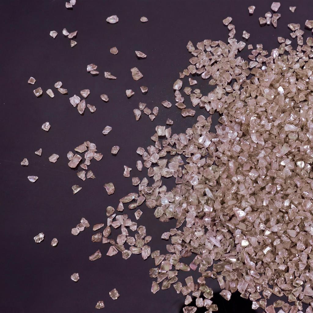 Glass Crushed Stone AB Iridescence