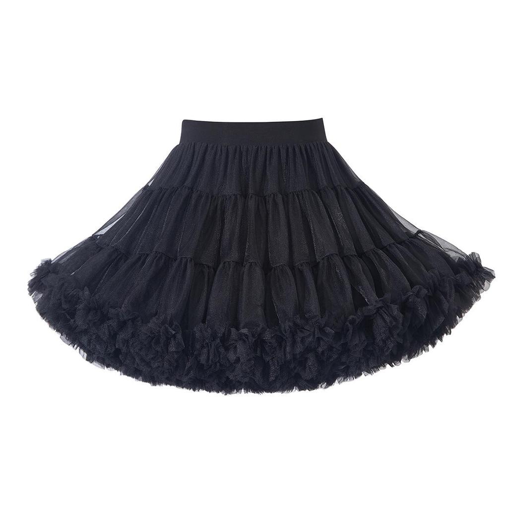 Verbesserter flauschiger Netz-Tutu-Rock für Damen, 2. Generation, Ballett-Stil