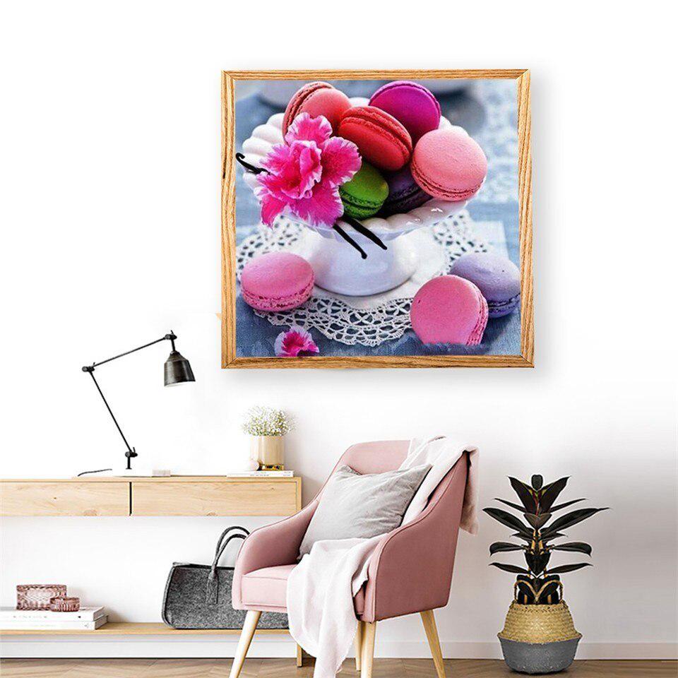 Diamond Painting Dessert Picture Of Rhinestone Mosaic 5D DIY Full Round Diamond Embroidery