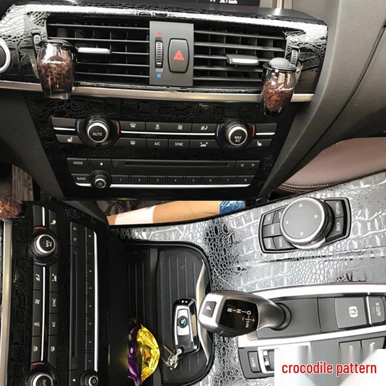 Samolepky z uhlíkových vláken na středový panel řazení pro 11-17 BMW X3/X4 interiér