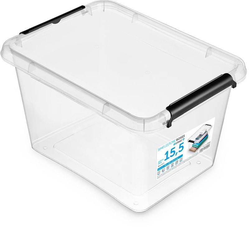 Pojemnik Simple Box 15,5 L.  [Przezroczysty]