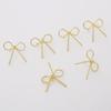 1pair 18mm Brass Bow Stud Earring for Women Girls Earring Findings