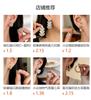 Gentle Haze Blue Flower Earrings Korean Fresh And Sweet Ear Hooks Niche Design Sense Daily Versatile Earrings
