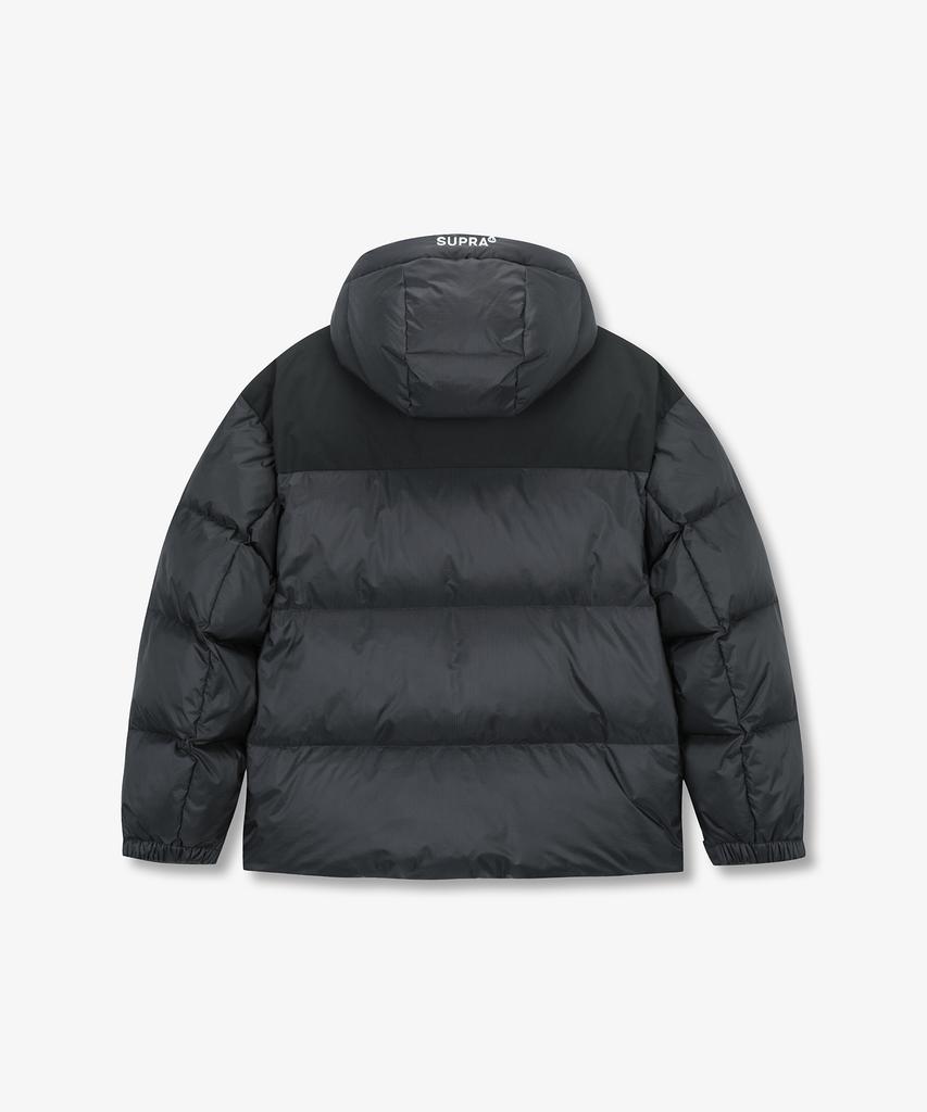 Supra Ripstop Color Block Short Down Jacket (Black)